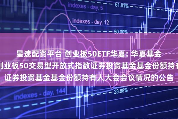星速配资平台 创业板50ETF华夏: 华夏基金管理有限公司关于华夏创业板50交易型开放式指数证券投资基金基金份额持有人大会会议情况的公告