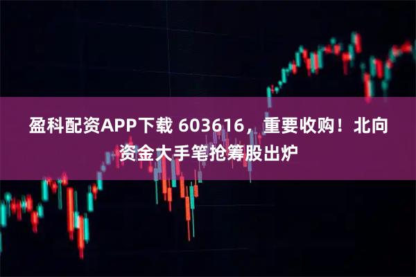 盈科配资APP下载 603616，重要收购！北向资金大手笔抢筹股出炉